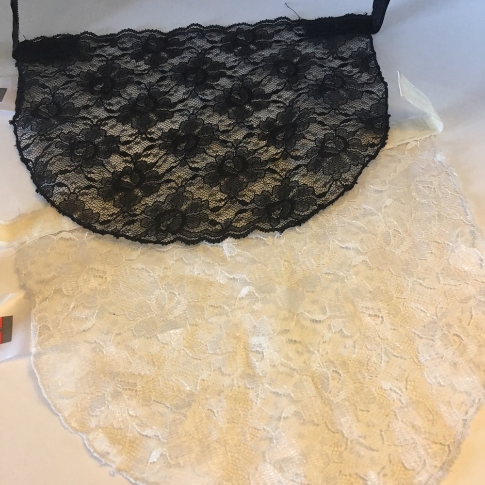 Two lace dickies.